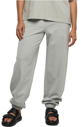Urban Classics Damen Jogginghose Ladies Organic High Waist Ballon Sweat Pants lightasphalt S