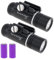 SecurityIng 320LM Rail Mounted Compact Pistol Light, Waterproof Mini Tactical Gun Flashlight Weapon Light Handgun Torch for Picatinny MIL-STD-1913 (2PC, with Battery)