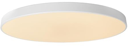 LUCIDE UNAR - Deckenleuchte - Ø 80 cm - LED 3 StepDim - 1x80W 2700K - Weiß