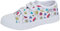 Kinderschuhe aus Segeltuch für Jungen, Turnschuhe, Mädchen, Pumps, Unisex, einfach zu befestigen, Freizeitschuhe, Doodles Weiß, 25 EU