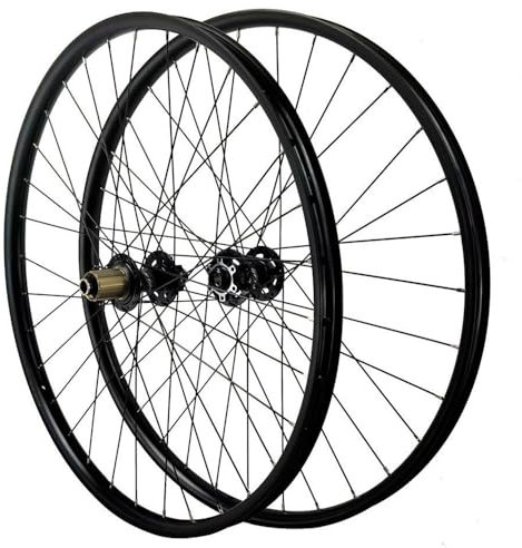 MTB 26 27.5 29 Zoll Laufradsatz Steckachse Mountainbike Räder Vorderradnabe 100mm 110mm Hinterradnabe 142mm 148mm Felgen Aluminium 8-12 Gang Kassette (Color : Front110 Rear148, Size : 27.5inch)