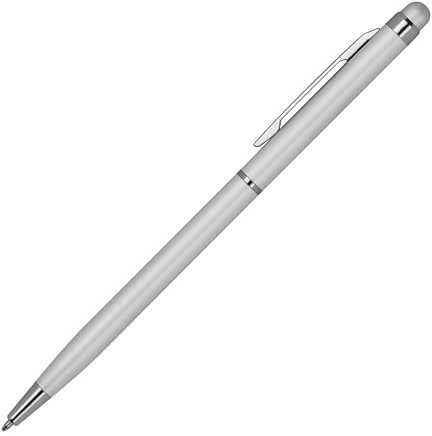 Touchpen Kugelschreiber / schlankes design / Farbe: silber