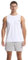 Herren Tanktop Gym Tshirt Muskel Fitness Training Laufshirt Fitness Tanks Ärmelloser T-Shirt Weiß M