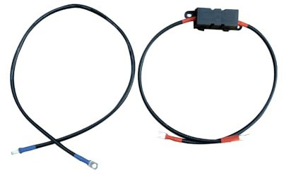 enjoy solar® Batteriekabel mit Hochlastsicherungshalter 1m lang 16mm² (40-60 A), perfekt für den sicheren Anschluss von Ladereglern und Batterien