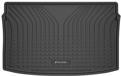 Walser Premium Kofferraumwanne für VW Polo VI 06/2017-Heute, 100% passgenaue Kofferraum Schutzmatte - Made in EU, robuste Antirutschmatte Auto