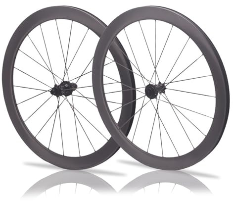 700C Rennrad Radsatz Steckachse Carbon Faser Fahrrad Laufradsatz Center Lock Scheibenbremse 21H Hub Für 8-11 Geschwindigkeit