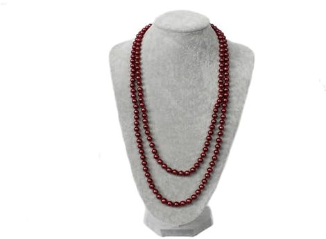 Yudu Buste à bijoux, décoratif, porte-bijoux, gris (H35)