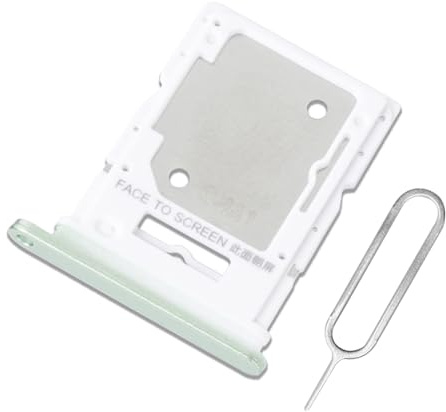 Eonpam Dual SIM Karte Rahmen für Xiaomi Redmi Note 13 4G Card Tray SIM Kartenhalter Slot Schlitten Halter + SIM Pin(Grün)