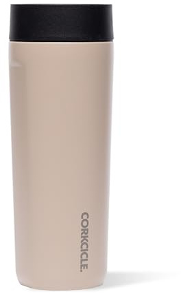 Corkcicle Commuter Cup - Insulated Stainless Steel Travel Mug - Holiday Mug Gift - 17 oz - Desert
