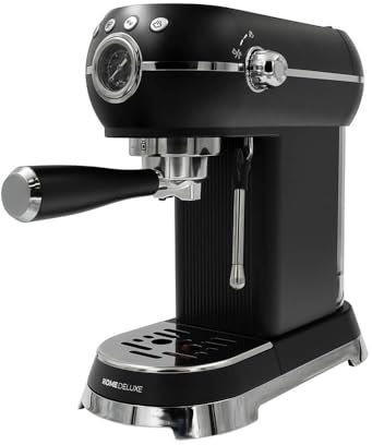 Home Deluxe Espressomaschine EXQUISITE 15 Bar - 33 x 16 x 33 cm | inkl. Milchdüse, Siebträgermaschine, Siebträger, Kaffeemaschine
