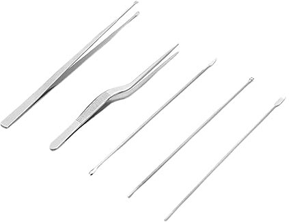 SAFIGLE 5stücke Teiliges Ohrreiniger Praktisches Ohrenreinigungs-tool Für Ohrhygiene Edelstahl Ohrlöffel Für Ganze Familie Für Zuhause Und Unterwegs Perfektes Für