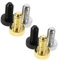 FUTUREORYY 6 pièces Kit de Vis de Pont de Guitare Vis Métalliques pour Chevalet de Guitare