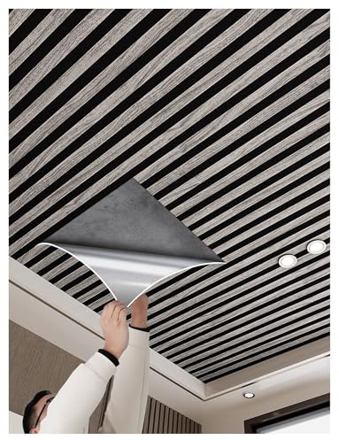 Deckenpaneele, Stuckprofile, 3D-Deckenpaneele, selbstklebende Verkleidungspaneele for Wohnzimmer/Schlafzimmer/Büro, Wanddekoration(10-pack)