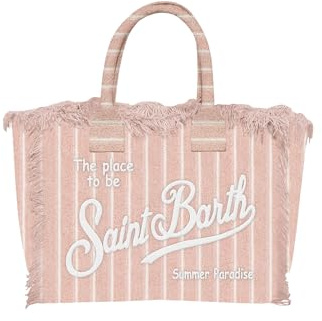 Saint Barth Mc2 Donna Borsa A Mano VANI007 Cotone Rosa Chiaro Taglia Unica