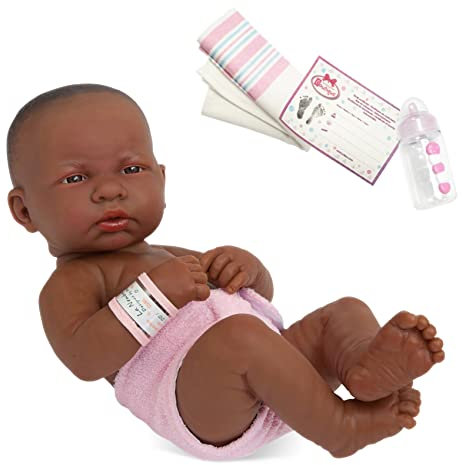 JC Toys 18507 La Newborn Babypuppe, First Day Aa Real Girl, 35,56 cm
