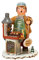Hubrig Volkskunst - Winterkinder Räuchermann Grillmeister 20cm - Neuheit 2011 Erzgebirge