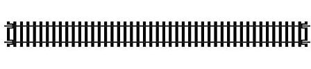 PACK OF 6 - Hornby R601 Double Straight Track