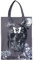 Amplified Tasche Anthrazit Floral Skull Shopper