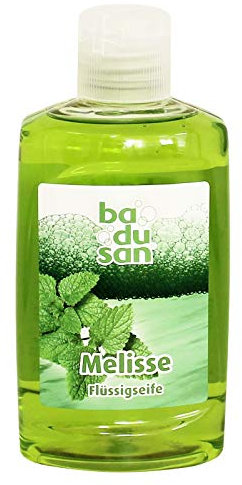 10er Pack badusan Flüssigseife Melisse 10 x 300 ml langanhaltende Frische Seife Handseife flüssige Seife Seifenspender