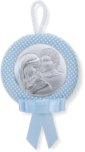 Medaglione Capoculla Innocenti Argenti Sacra Famiglia Celeste