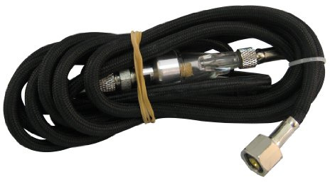 10ft. Braided Hose w/ In-Line Water-Trap 1/4