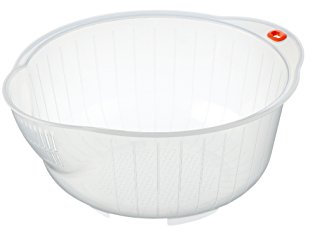 Inomata NH4ZT77 HIC Inomata.0800 Bol japonais pour légumes, fruits, riz, 20,3 cm, transparent, acrylique