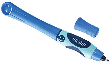Pelikan 928069 Tintenschreiber Griffix Blau (Bluesea) für Linkshänder, 1 Stück (1er Pack)