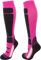 normani Kompressionsstrümpfe für mehr Unterstützung und Leistungsförderung Farbe Pink/Schwarz Größe 35/38