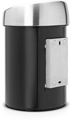 Touch Bin 3 L mit Kunststoffeinsatz/Matt Black
