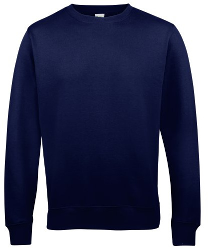 AWDis Men's Sweat Sweatshirt, Blue (Oxford Navy), X-Large