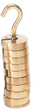 3B Scientific U30031 Schlitzgewicht, 10 g, 10 Stück