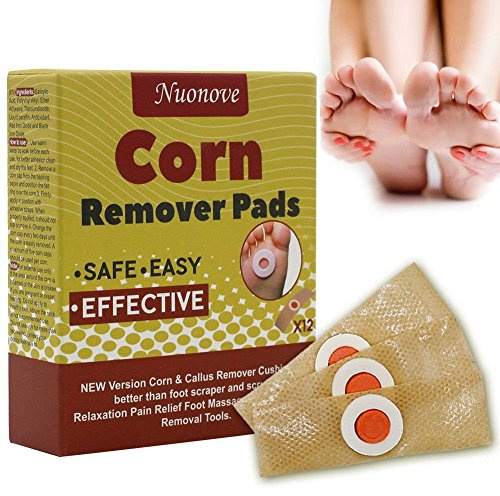 Anti Cors Pieds, Corn Remover, Traitement Verrue, Traitement Cors, Coussinets en mousse pour cors au pied, (12PC)