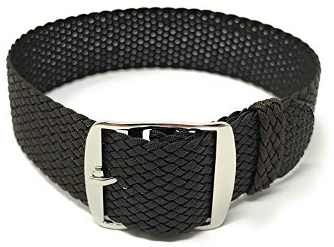 Perlon Watch Strap 20mm with Polished Buckle | Braided | Watch Band