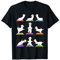 Alpaka Yoga T-Shirt Lustige Lamas in Yoga Posen Shirt T-Shirt
