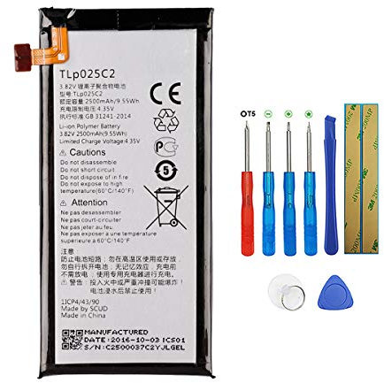 Swark Replacement Akku TLP025C1 TLP025C2 Kompatibel mit ALCATEL One Touch Allure One Touch Fierce 4 One Touch Idol 3 5.5 One Touch Pop 4 Plus One Touch Pop 4+ with Tools