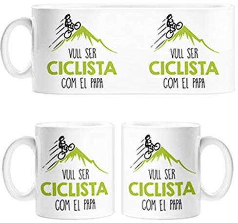 Diver Tazas Taza Vull ser Ciclista com el Papa - Cerámica