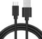 Adhiper Cable de type-C compatible con JBL Charge 4, Flip 5, Pulse 4, JR POP, Endurance Peak, JBLCHARGE4BLKAM para auriculares inalámbricos Bluetooth (1m/negro)