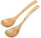 TOSSPER Grande Cuillère en Bois Grosse Cuillère À Soupe De Cuillère Longue Poignée De Service À Cuillère À Cuillère Coiffe De Cuisine Cuillère Cuisine Cuillère Ustensiles
