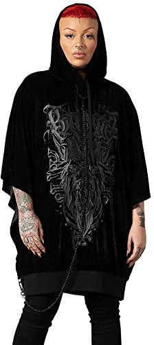 Killstar Kapuzenpullover - Bleak Cape Hoodie (XXL)
