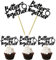 Cupcake-Topper Better Together, Diamant-Ring, für Hochzeit, Party, Dekoration, Kuchenzubehör, 24 Stück MGPFERD