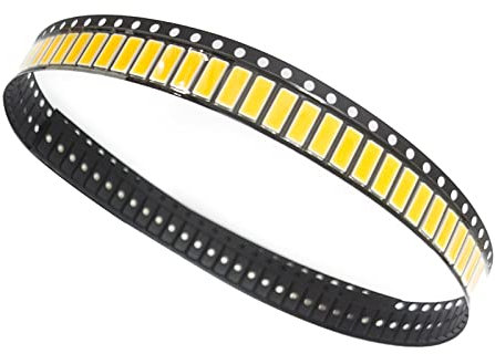 Milageto 7030 6 V SMD LED Lampe Perlen DIY Beleuchtung Emittierende Dioden Lampen Streifen für LED Panel Display Bildschirm LCD Fernsehschrank Flutlicht, Warmweiß