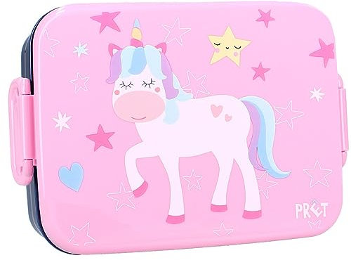 pret brotdose lunch box einhorn kinder krippe kindergarten schule urlaub essen essen 16cm mädchen rosa