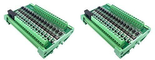 Lodokdre 2X 16 Wege Verstärker Platine Isolations Platine Transistor Platinen Schutz Platin Eingang NPN/-Ausgang NPN