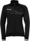 Kempa Wave 26 Poly Jacket Damen Sport Fußball Trainingsjacke Sweatshirt Jacke Sweatjacke - elastisches Trainings-Sweatshirt mit Reißvers, Schwarz/Anthra, XXL