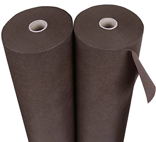sarcia.eu Gartenvlies gegen Unkraut, Unkrautvlies Unkrautfolie Unkrautschutzvlies Braun 50g/m² mit hoher UV-Stabilisierung reißfest wasserdurchlässig 5 m 1,6 m