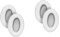 4 Stück Computer Halterung weiße ohrenwärmer Kopfhörer-Stirnband PCS-Installation kopfhörer zubehör Earmuffs White Ohrenschützer Kopfhörer Ohrpolster Mit Deckel Kopfhörerabdeckung