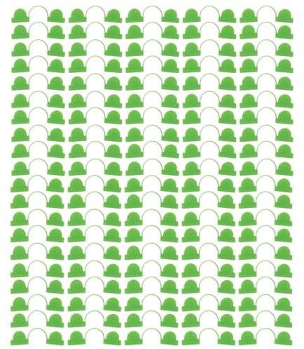 100 Stück Grüne Gewächshaus-Clips, 6mm Gewächshaus Bogenrahmen Doppelkopf Kunststoff Clip Gartenpflanzen-Clips, Garten-Schattenrohr-Clips für Reihenabdeckung Netz, Tunnel, Clips, Schuppen
