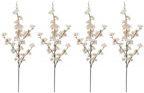 NatureMan 4 rami di fiori di ciliegio artificiali, altezza 109,2 cm, in finta seta, per casa, matrimonio, centrotavola, vaso, decorazione fai da te (rosa chiaro)