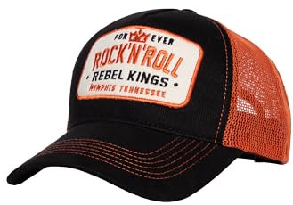 King Kerosin Rebel Kings Trucker Hat Unisex Cap schwarz
