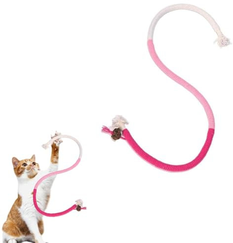AYVRUOP Juguetes para Gatos, Juguete para Masticar Cuerda, Cuerda para Morder Catnip, Juguete para Gatos con Cuerda para Morder, Juguete para Masticar Cuerda para Gatos, 1 Pieza